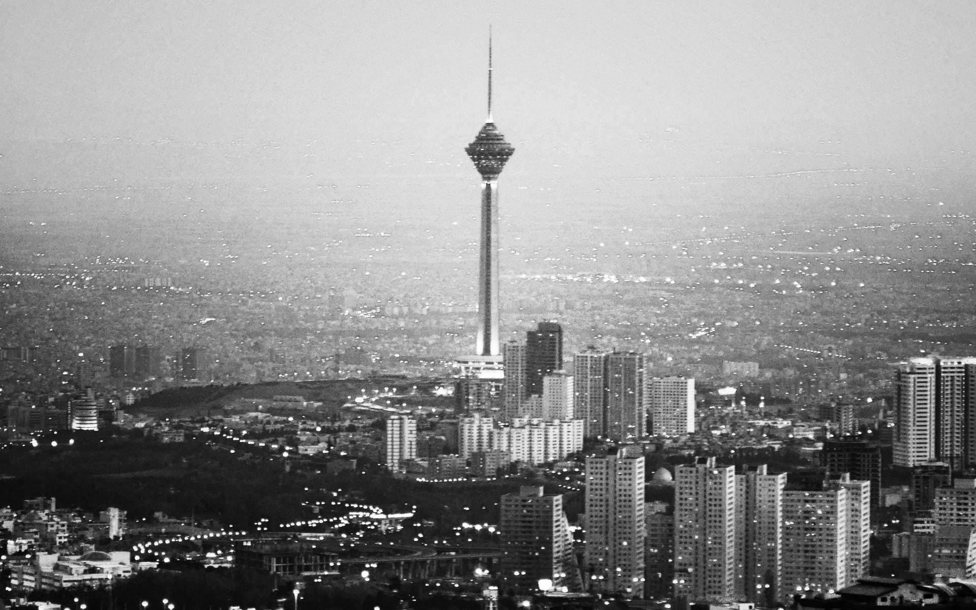 Monochromatic Tehran City X8w65dq2nzpd3c2y Wallpaper