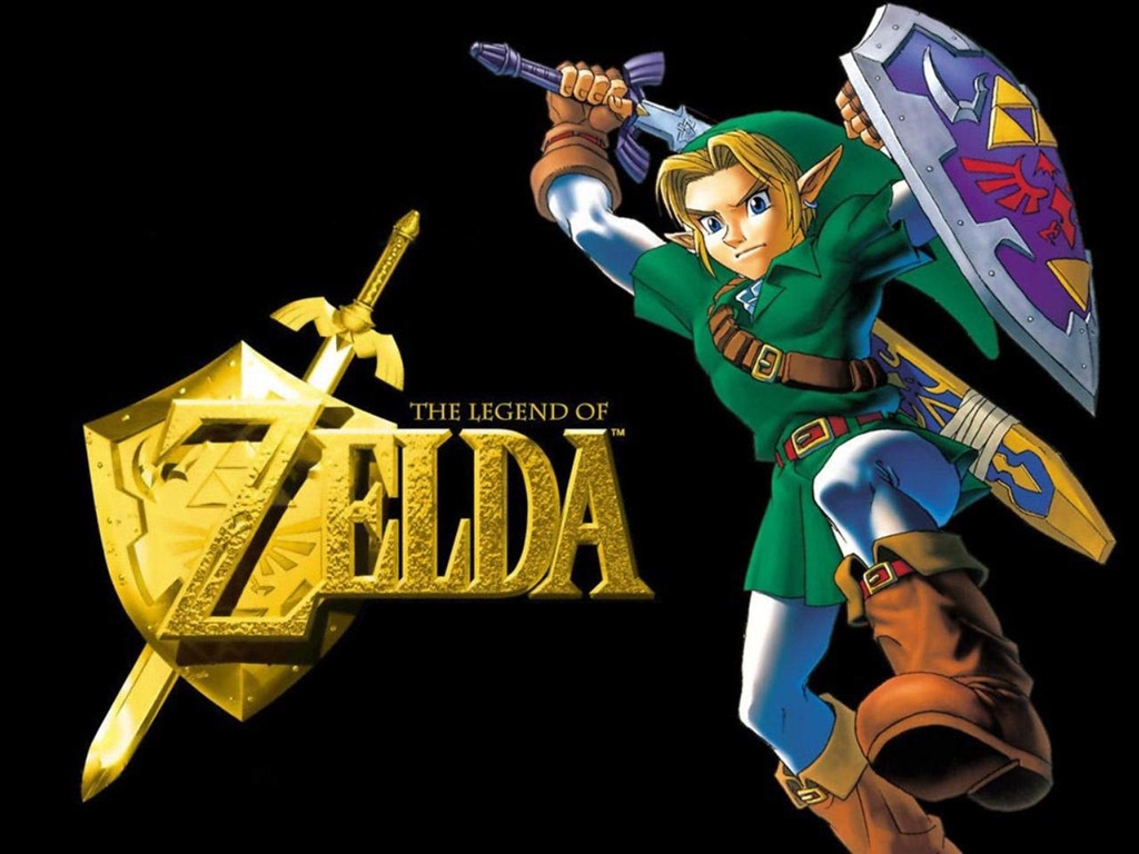 The Legend of Zelda desktop wallpaper 1024 x 768 pixels