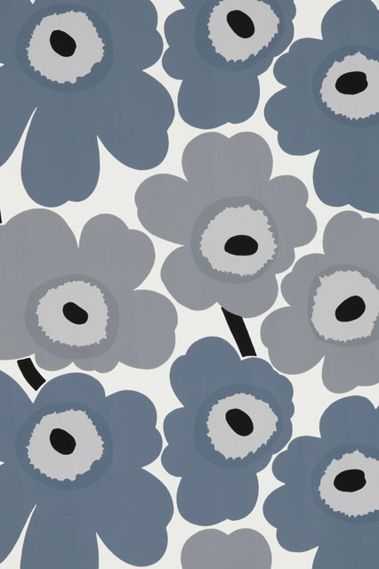 Marimekko Unikko Fabric Wallpaper