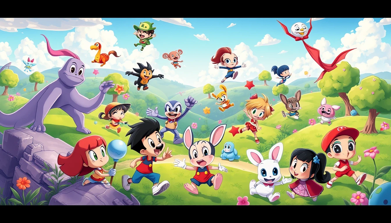 Cartoon Characters Wallpaper
