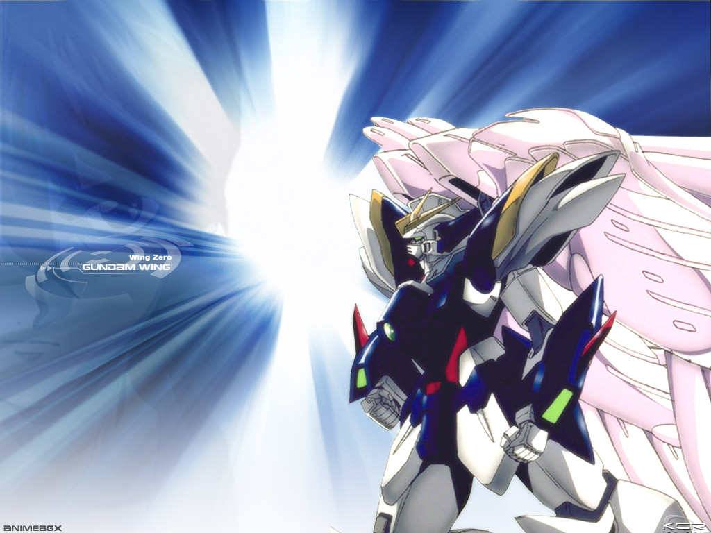 Gundam Wing Zero Light Wallpaper
