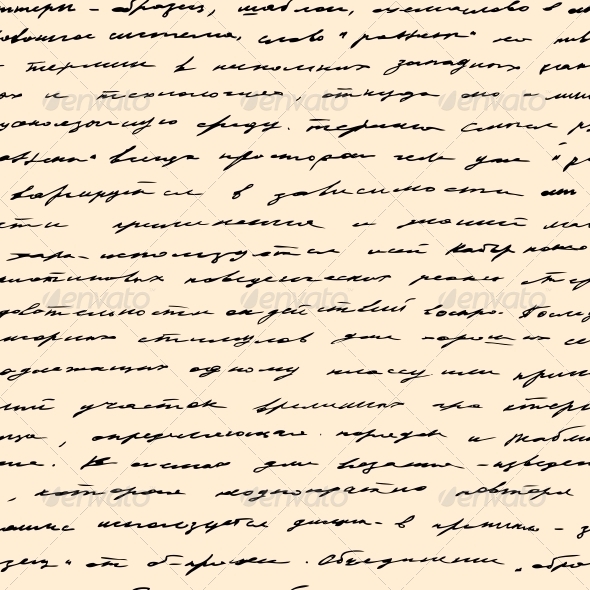 Hand Written Text Vector Seamless Background Background Decorative