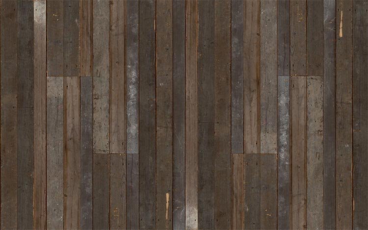Get the look of eclectic wood paneling without the splinters with the 750x469
