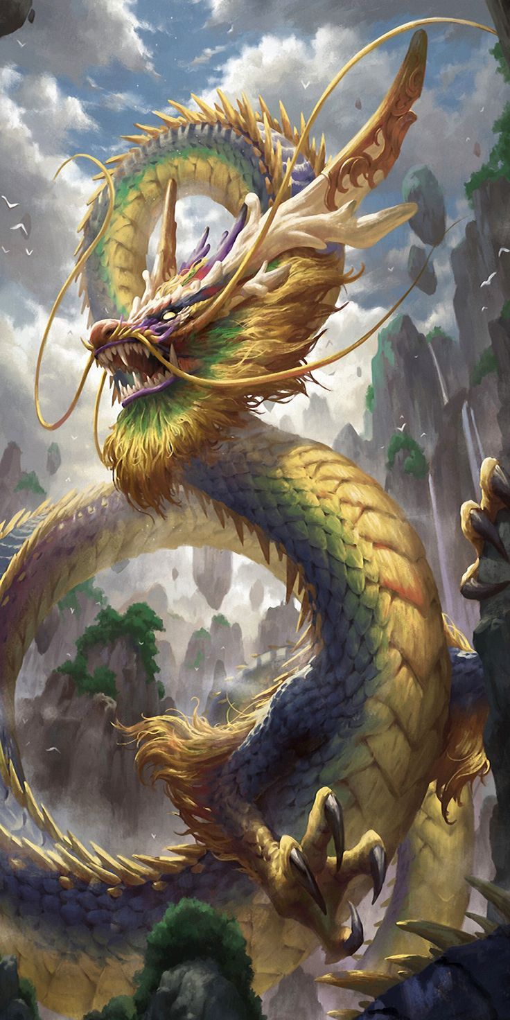 Dragon Phone Wallpaper Colorful