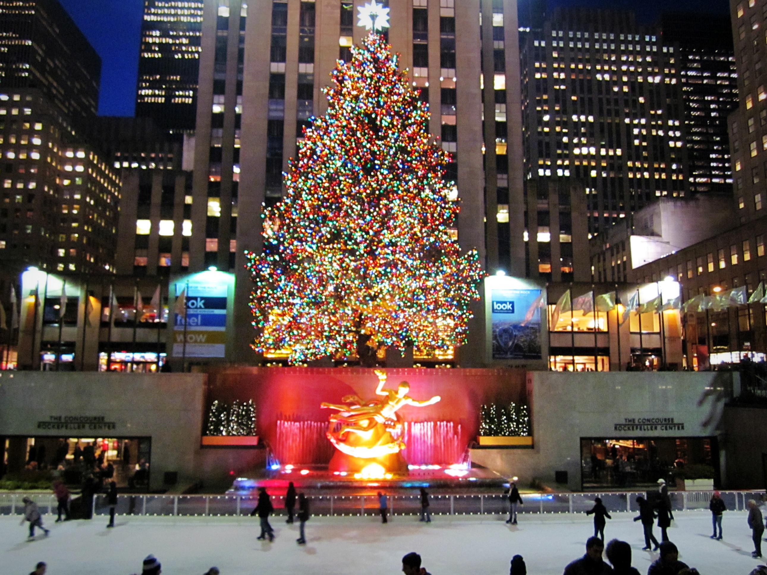 Merry Christmas from Rockefeller Center New York New York