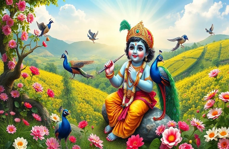 Beautiful Krishna Wallpaper