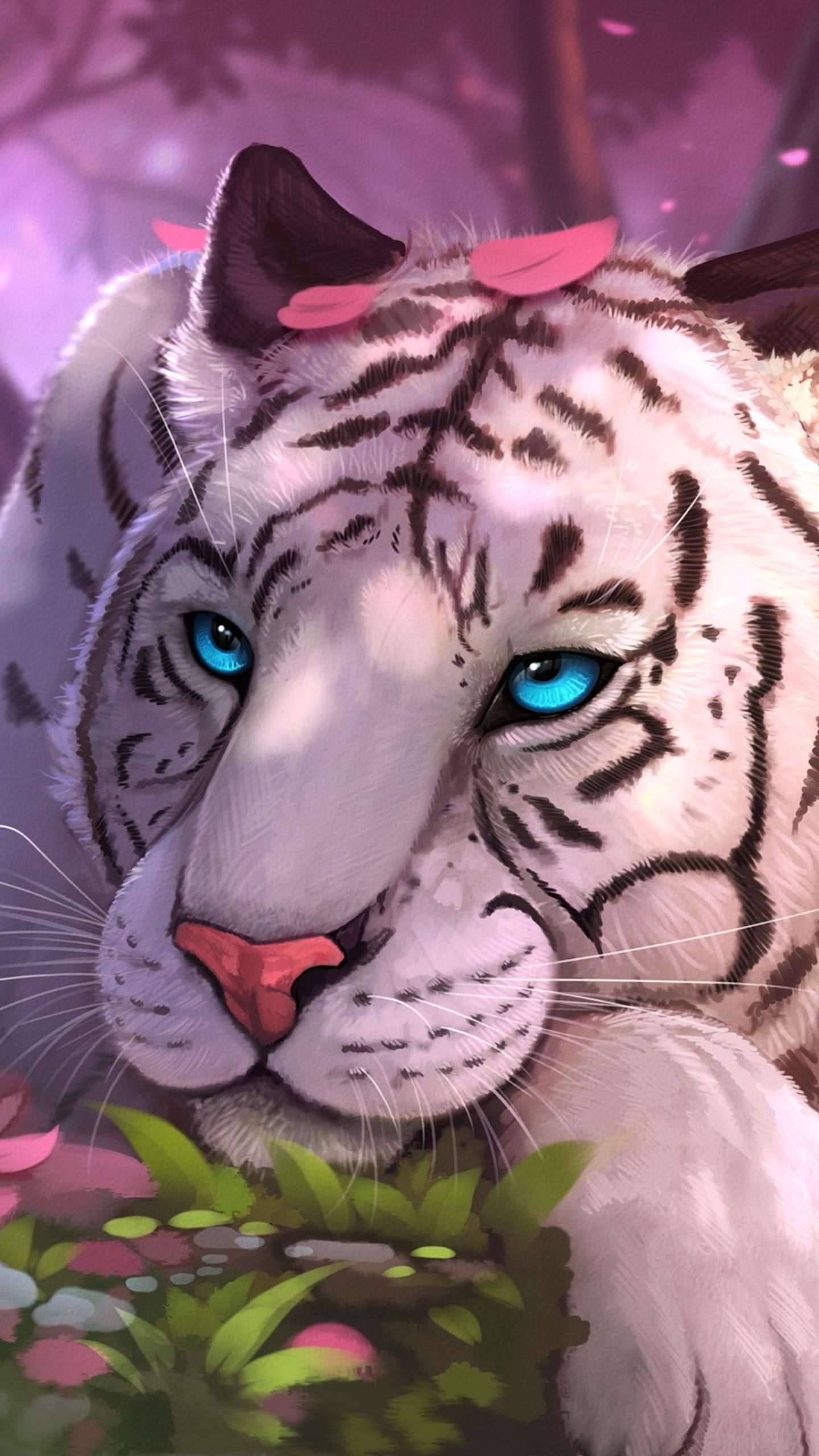 Free download White Tiger And Fairy HD Wallpaper Fantasy White Tiger And  Fairy HD 2560x1440 for your Desktop Mobile  Tablet  Explore 71 White  Tiger Wallpaper Hd  Wallpaper White Tiger