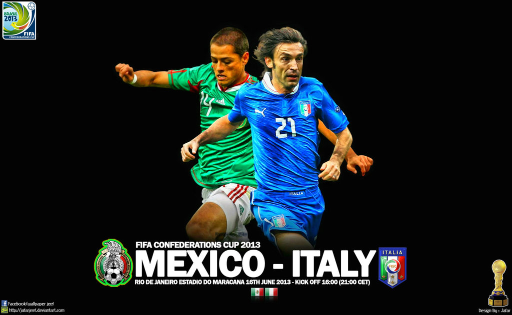 Fifa Confederations Cup Mexico Italy By Jafarjeef