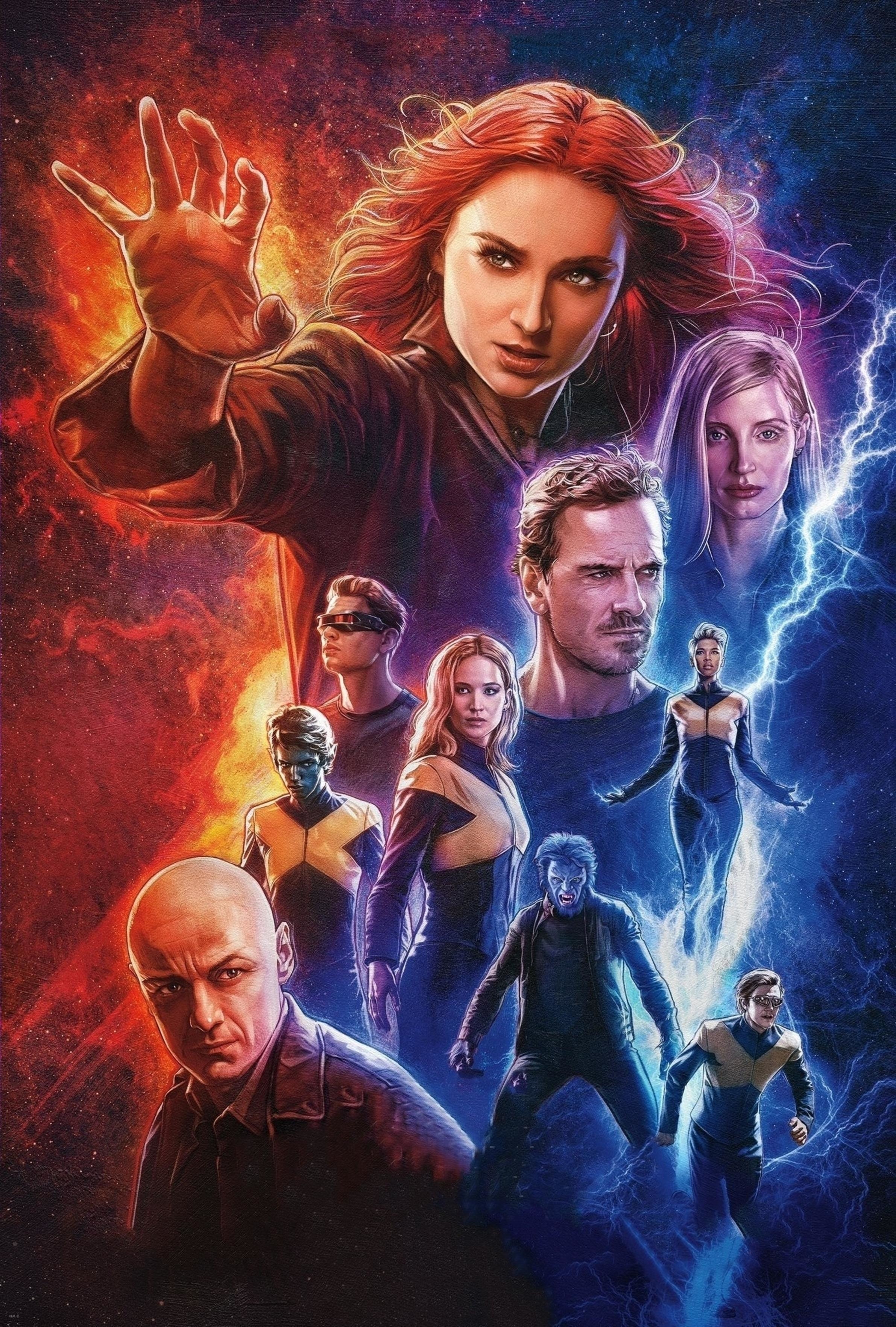 Dark Phoenix X Men Movie Poster Wallpaper HD Movies 4k