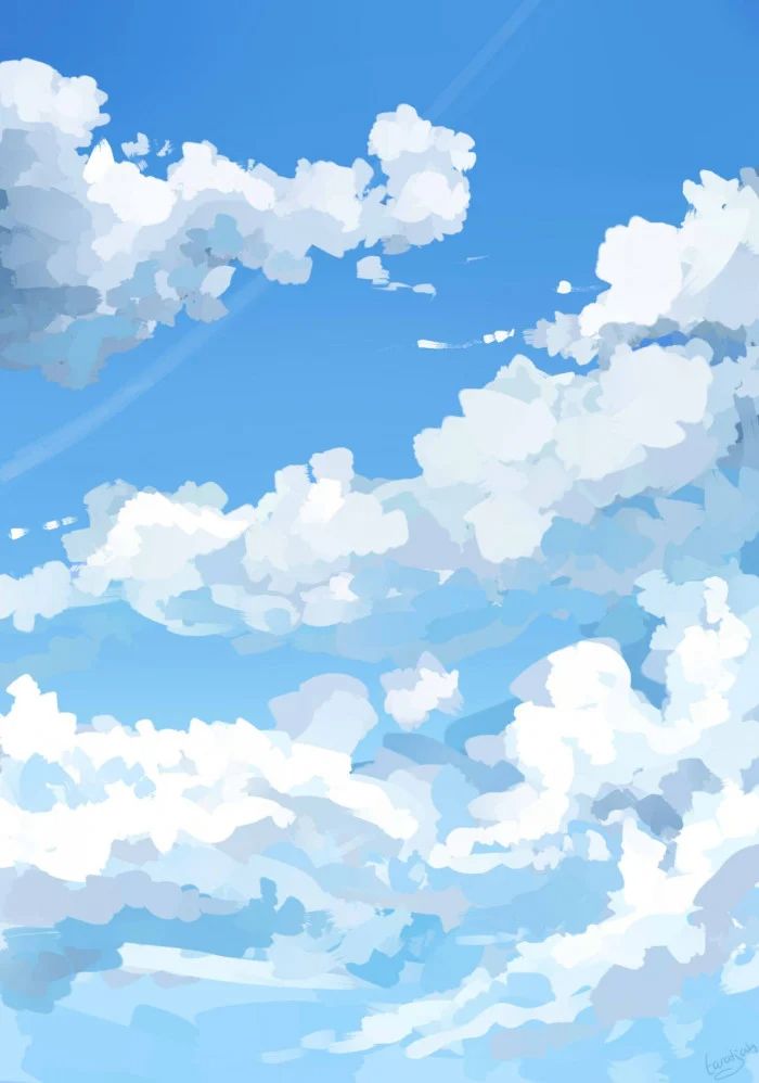 Anime Blue Aesthetic Wallpaper