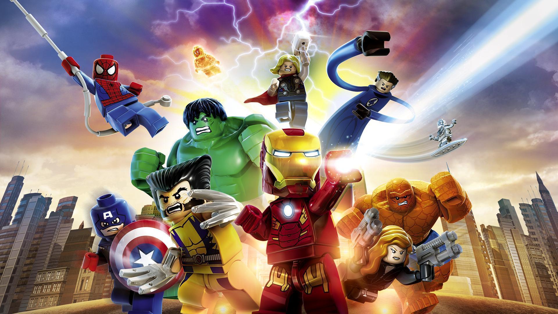 Lego Marvel Super Heroes Wallpaper Top