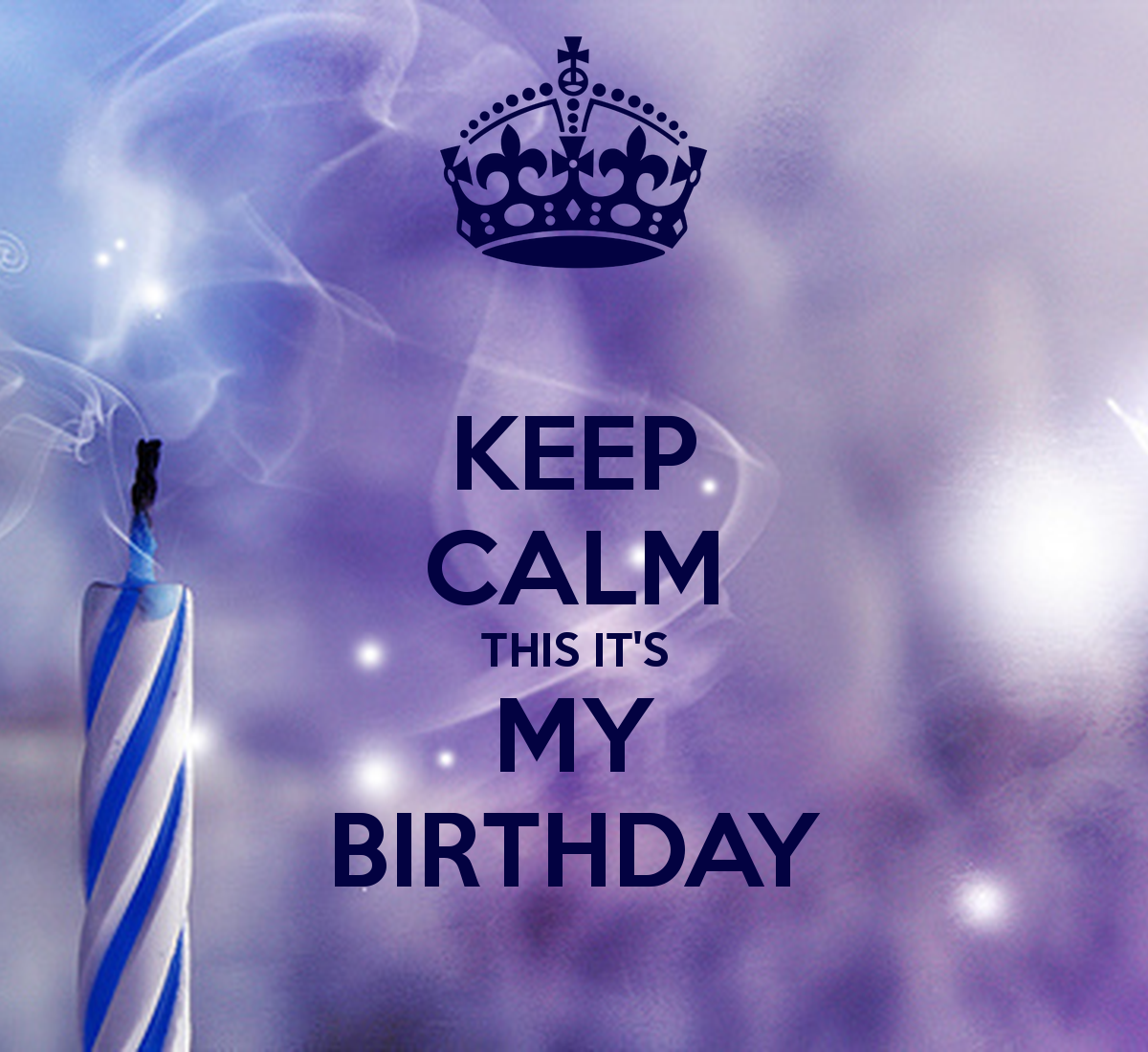 Keep Calm This It S My BirtHDay And Carry On Image