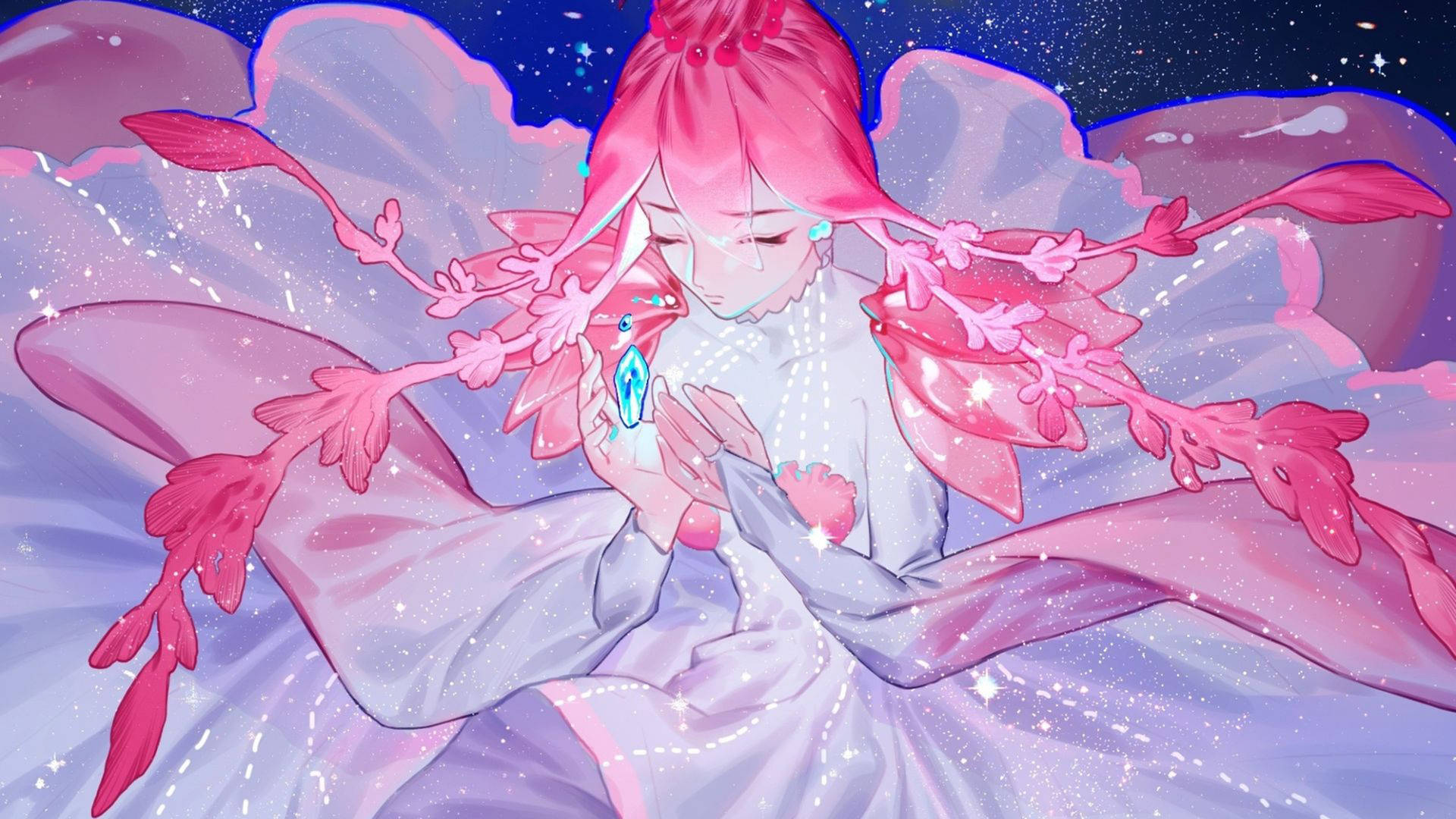 Pink Anime Aesthetic Wallpaper