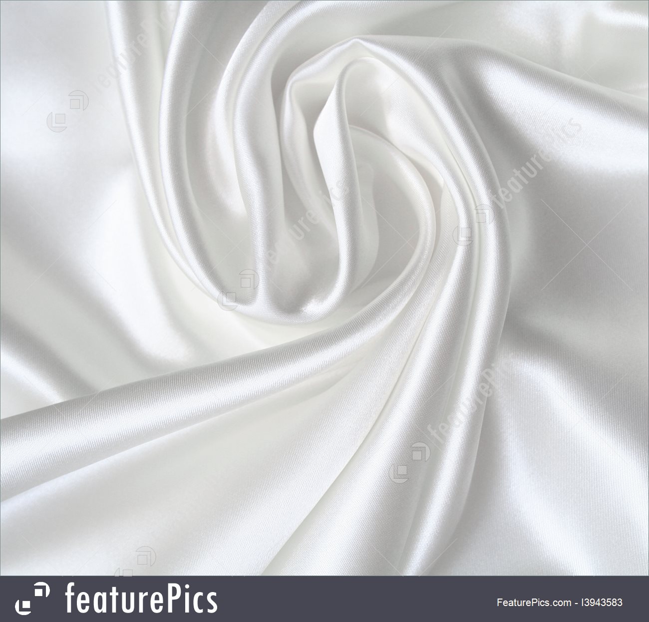 Smooth Elegant White Silk As Wedding Background