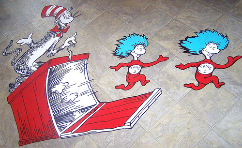 Dr Seuss Dr Suess Theme Wallpaper Wall paper Art Sticker Mural Decal 500x306