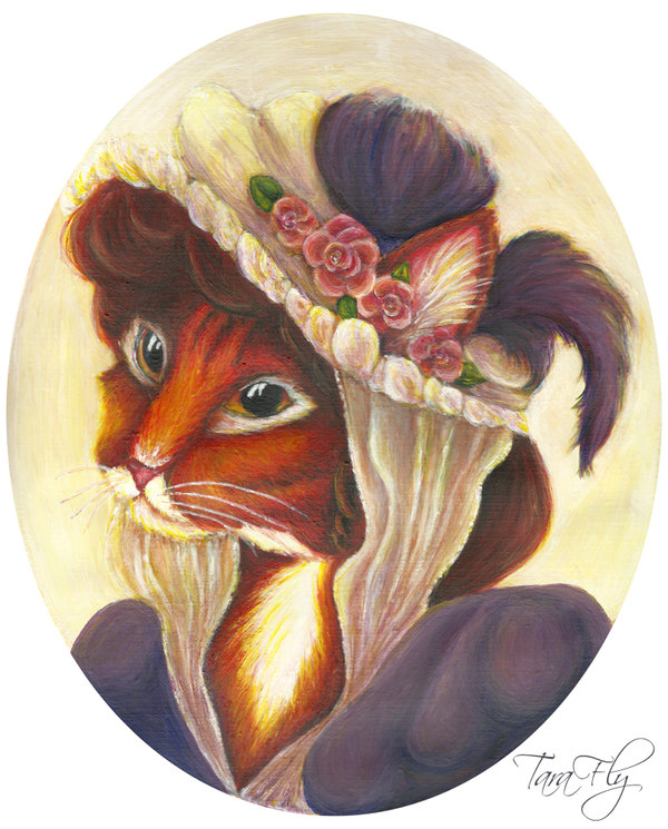 Victorian Cat In Easter Bon By Teachspet