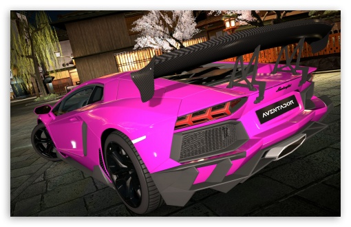 Lamborghini Aventador Lp700 Pink Passionate HD Wallpaper For Wide