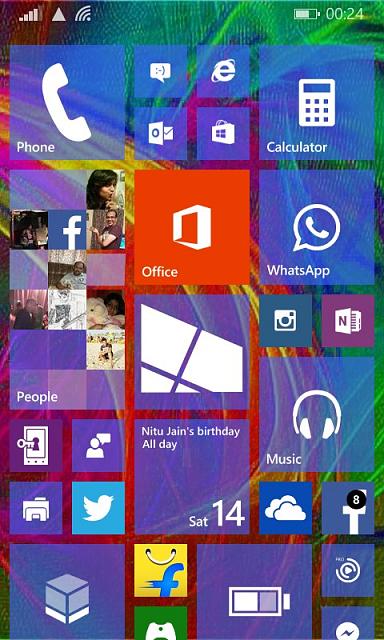 Windows Phone Start Screen And Background Central