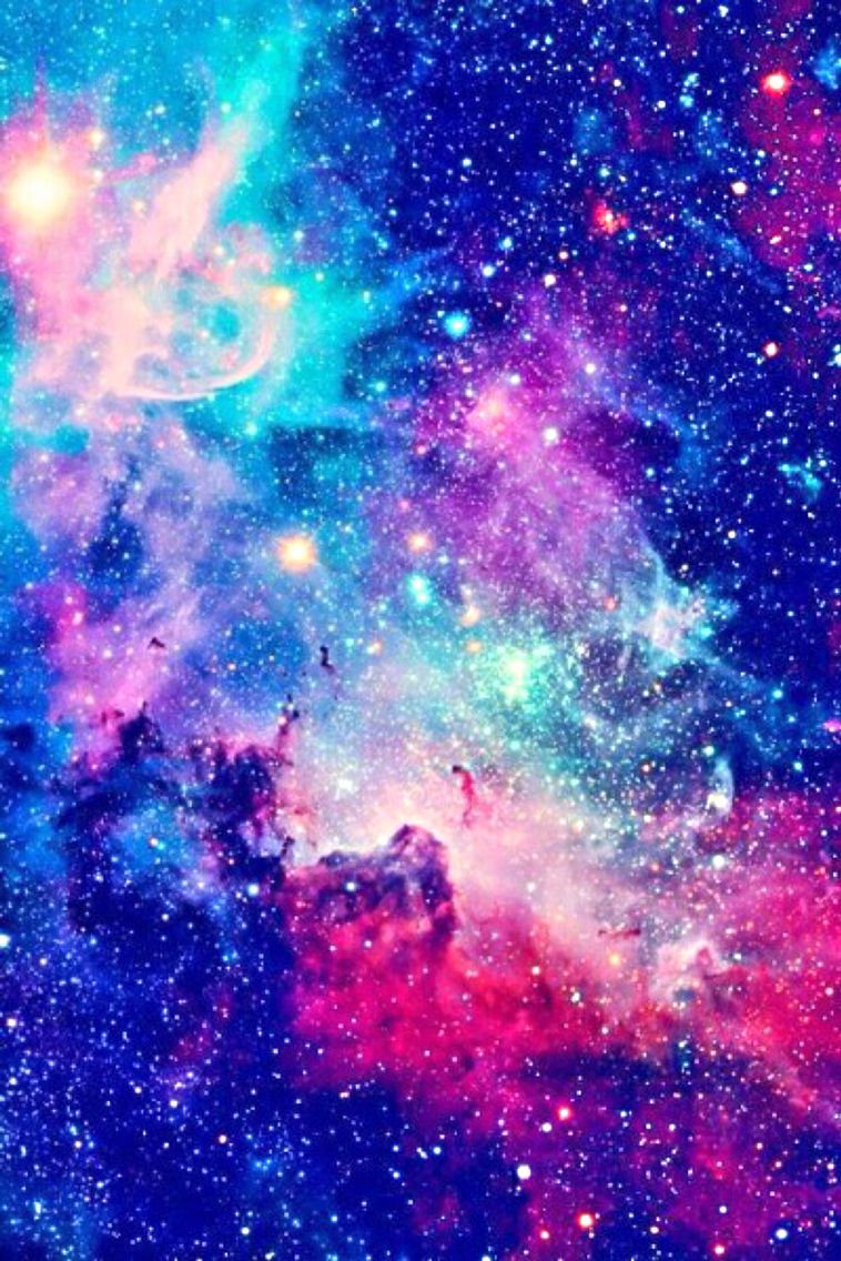 Iphone 5 5s 6 or 6 wallpaper Galaxy aesthetic blue