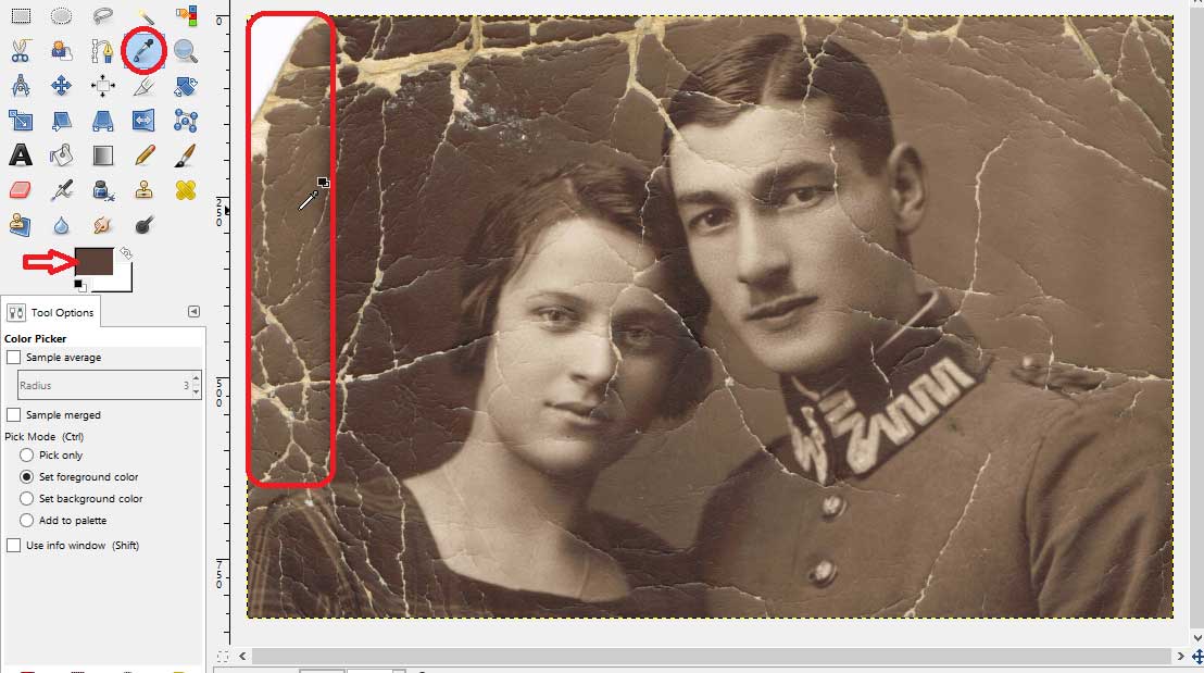 Restore Old Photos in GIMP   Digital Scrapbooking Kits for the Perfect