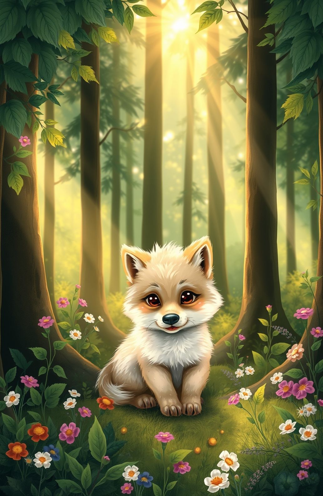 Baby Wolf Wallpaper