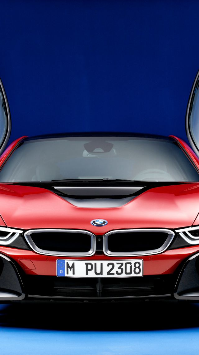 Wallpaper Bmw I8 Protonic Red Edition Geneva Motor Show