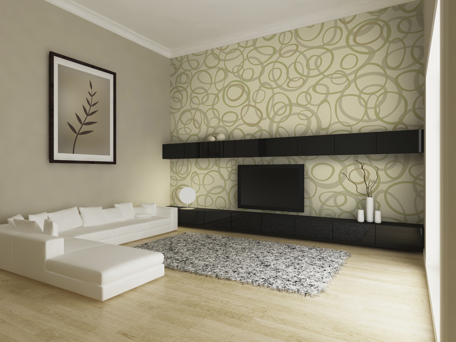 Interior wallpaper design