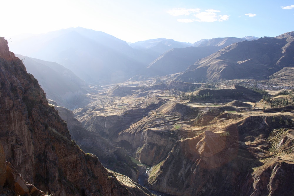 Colca Canyon Chivay Peru Pictures Image