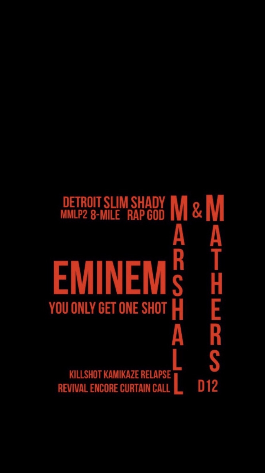 Eminem iPhone Wallpaper