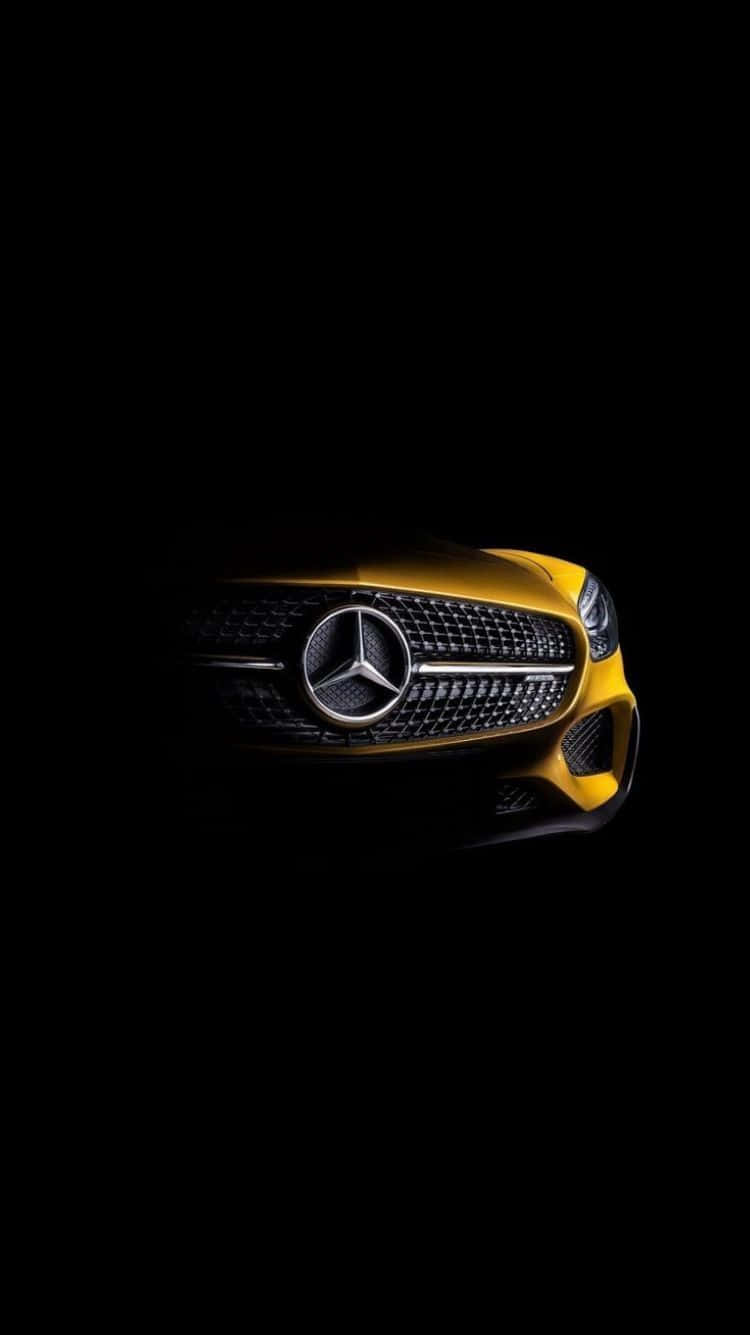 iPhone X Mercedes Background Wallpaper