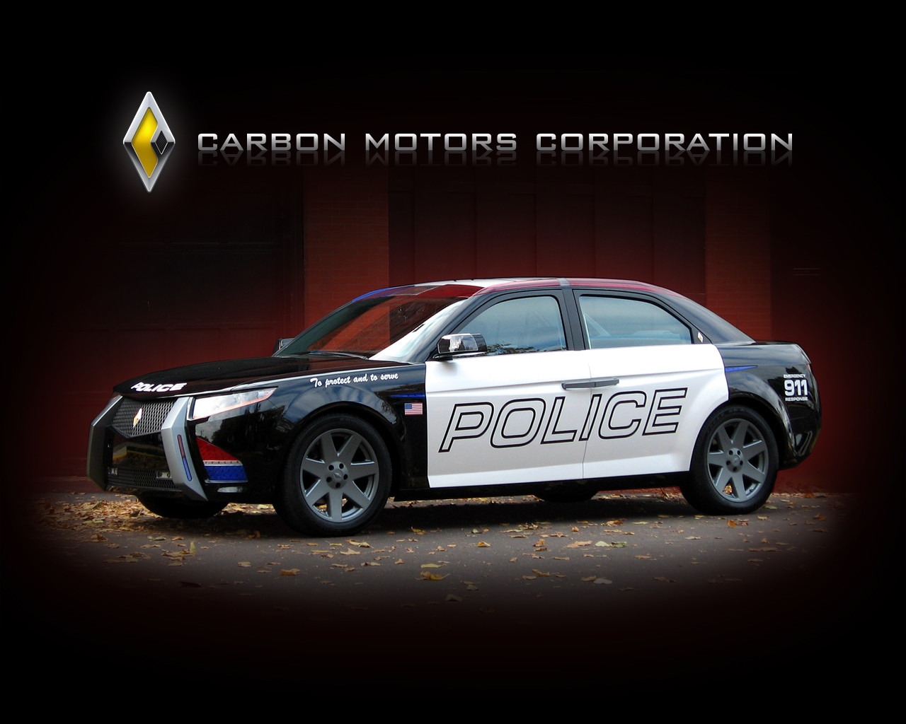 Carbon Motors Police Car Wallpaper
