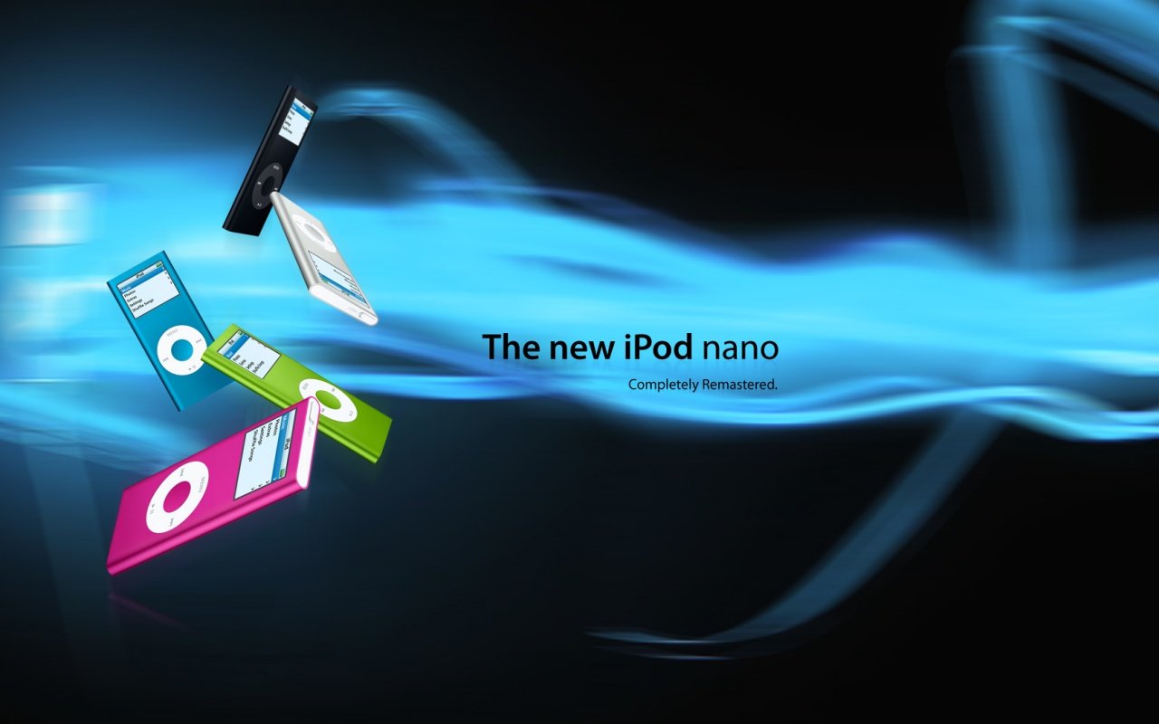 1280x800 New Ipod Nano desktop PC and Mac wallpaper