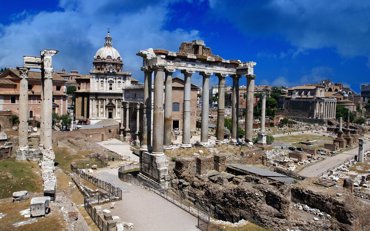 Roman Forum Attraction Wallpaper Travel HD