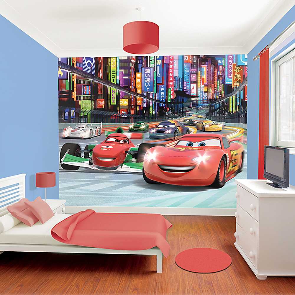 47+] Disney Cars Wallpaper Mural - WallpaperSafari