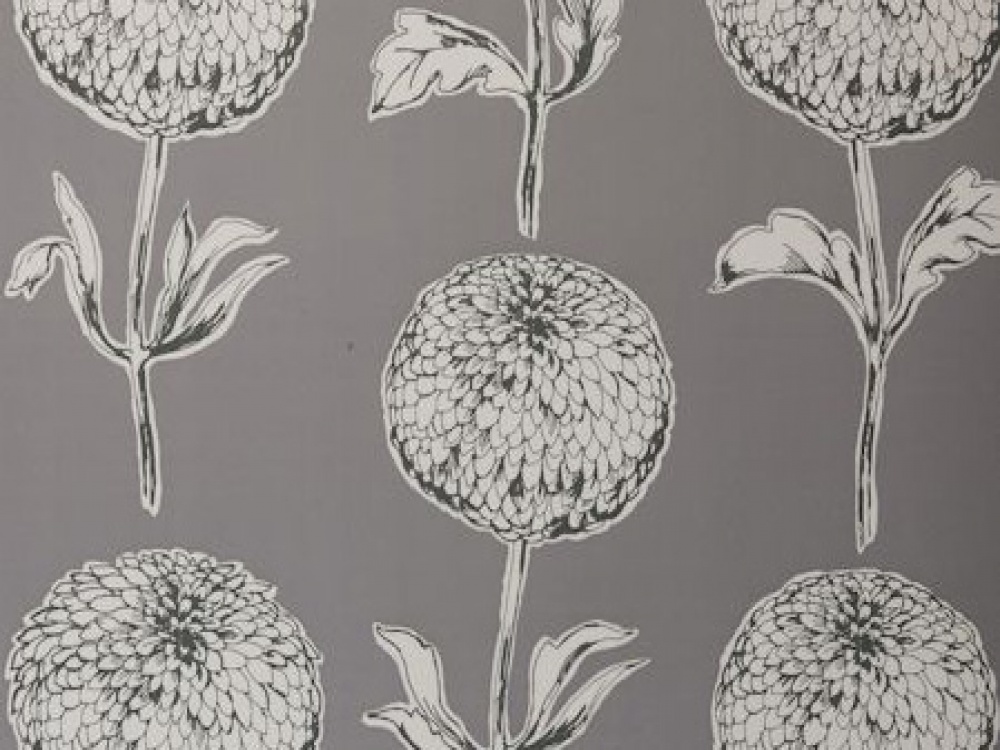 Dahlia Slate Grey Wallpaper Is Elegant Stylish That Sure