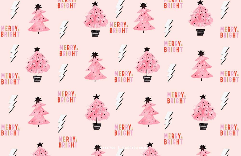 Preppy Christmas Wallpaper Ideas Pink Background For Pc