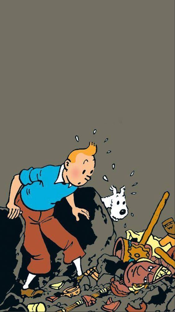 Pin by Carlos Pampanini on Tintin Cartoon wallpaper Snoopy 563x1000