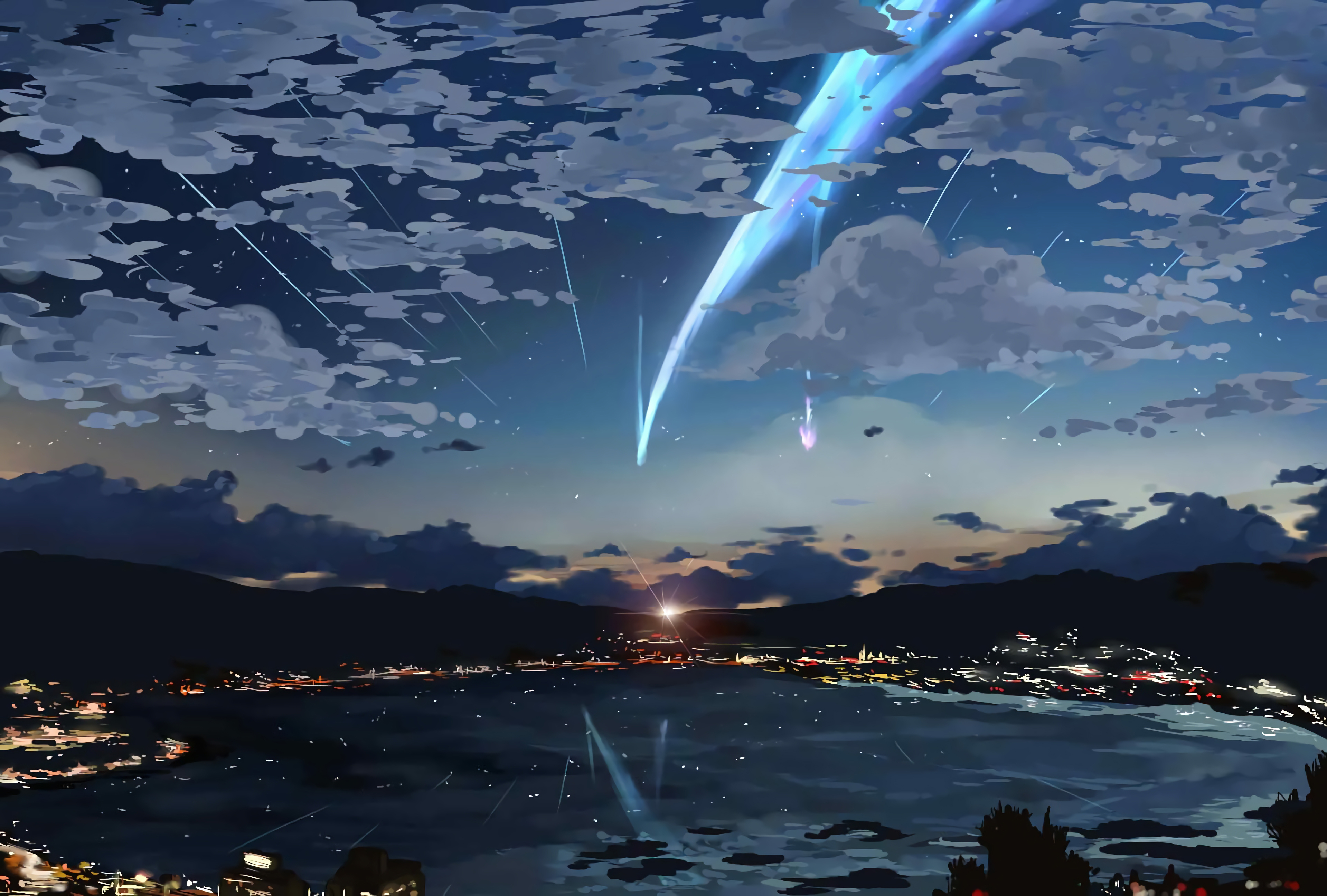 Wallpaper 4k Anime Sky