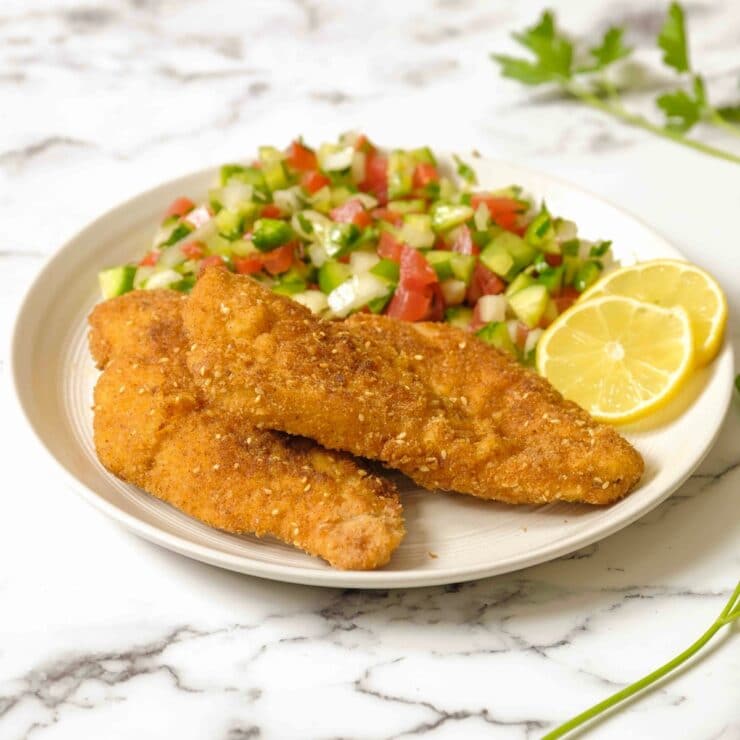 Chicken Schnitzel Golden Crispy Fried Breasts