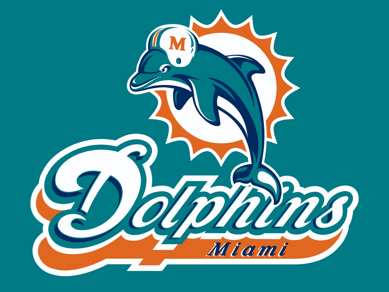 miami dolphins logo wallpaper