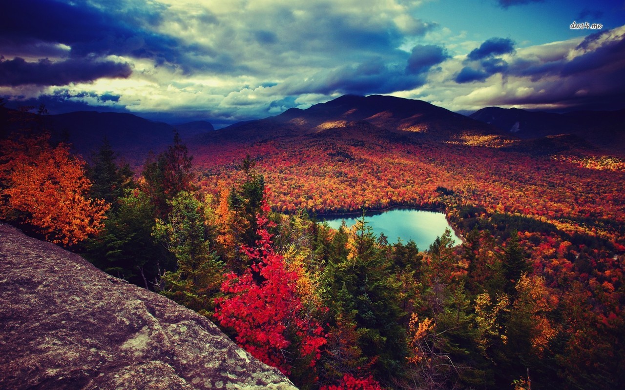 Fall Mountains Desktop
