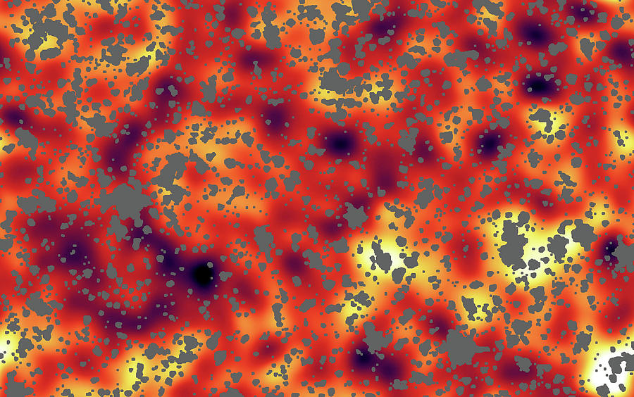 Cosmic Infrared Background Photograph By Nasa Jpl Caltech Gsfc