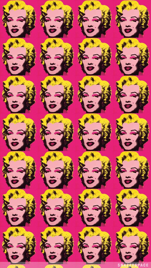 Marilyn Monroe iPhone Wallpaper Background Pop Art