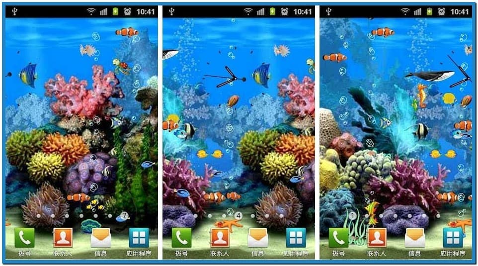 Live fish aquarium screensaver   Download free