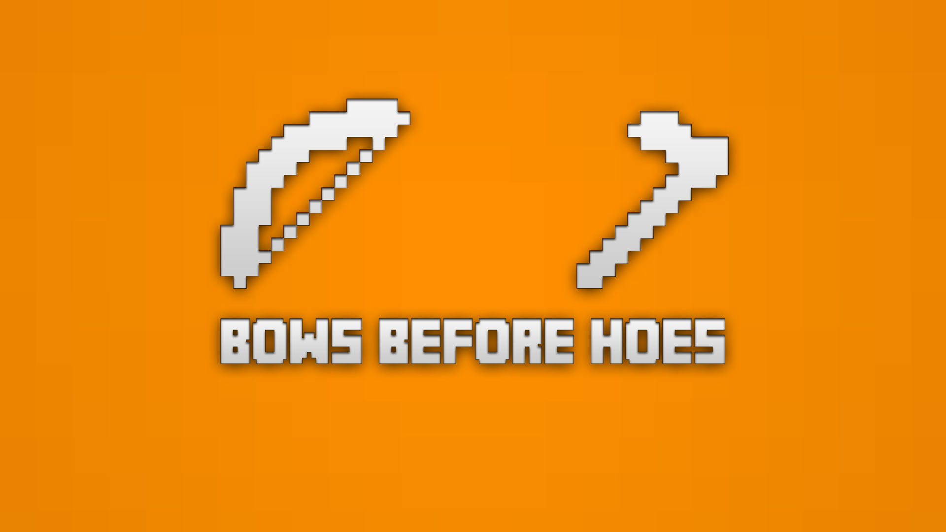 Made Another Minecraft Wallpaper Bows Before Hoes