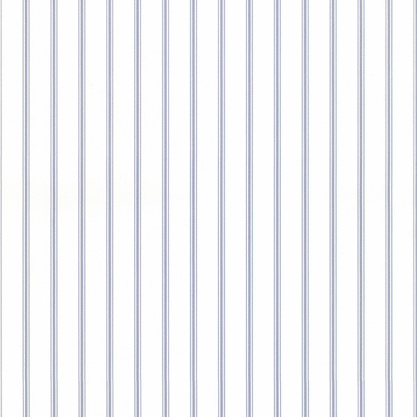 Blue and White Ticking Stripe   SY33929   Beach Style   Wallpaper