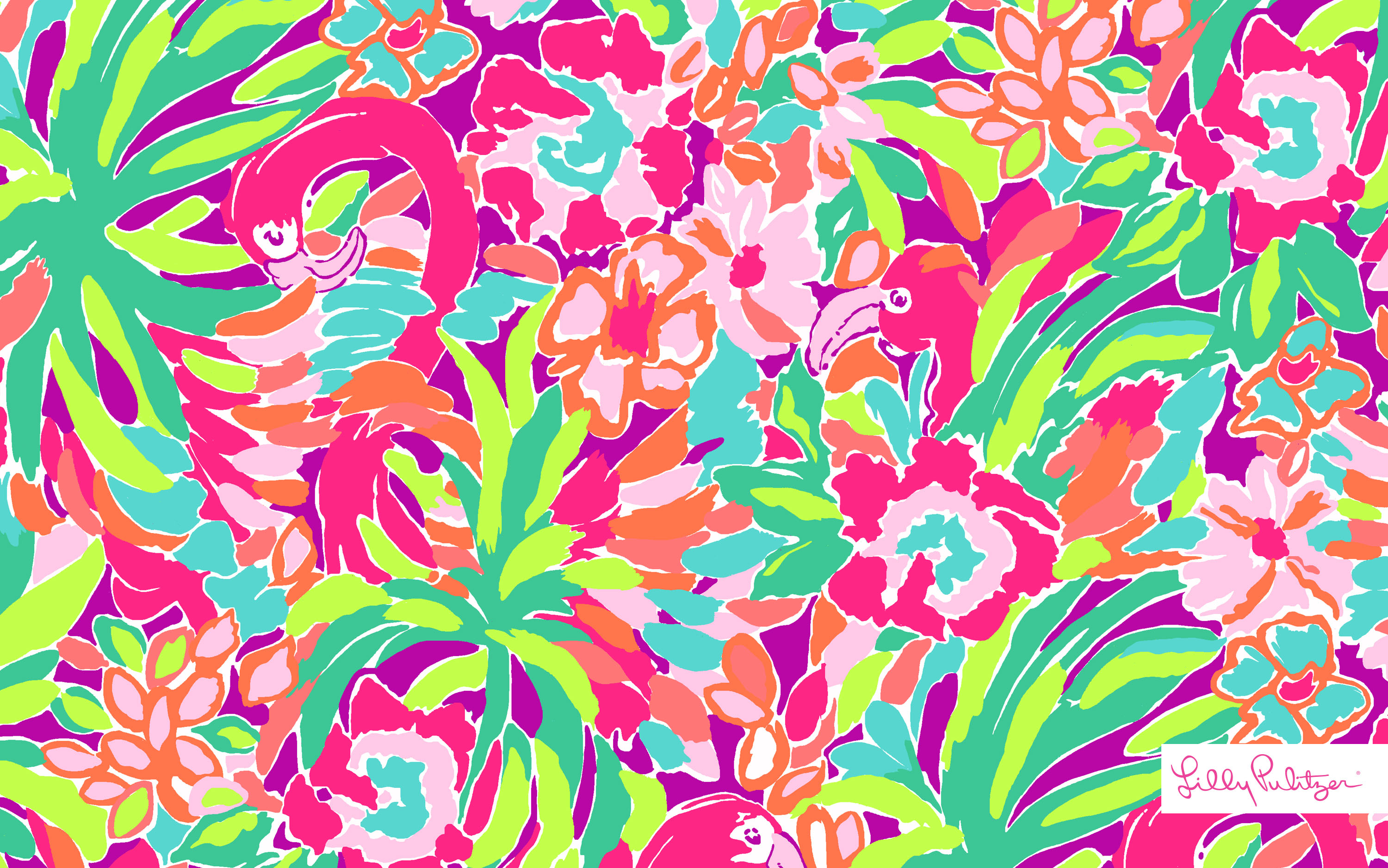 Lilly Pulitzer Anchor Background