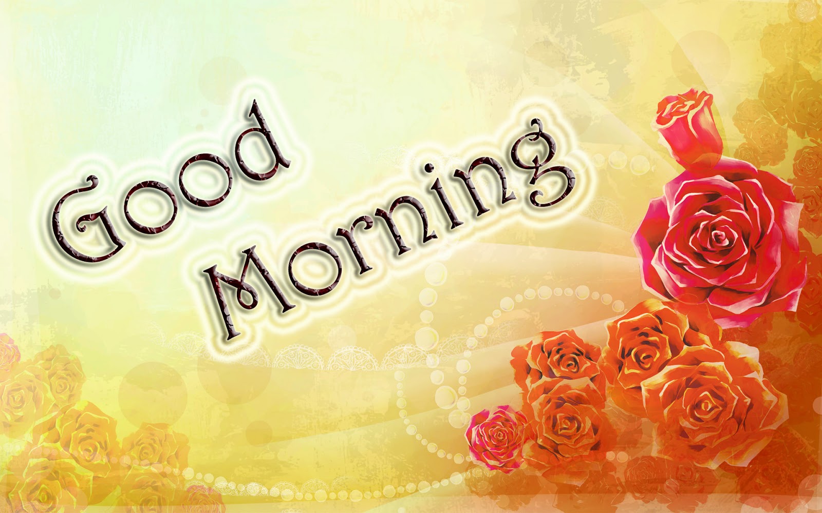 Lovely And Beautiful Good Morning Wallpaper