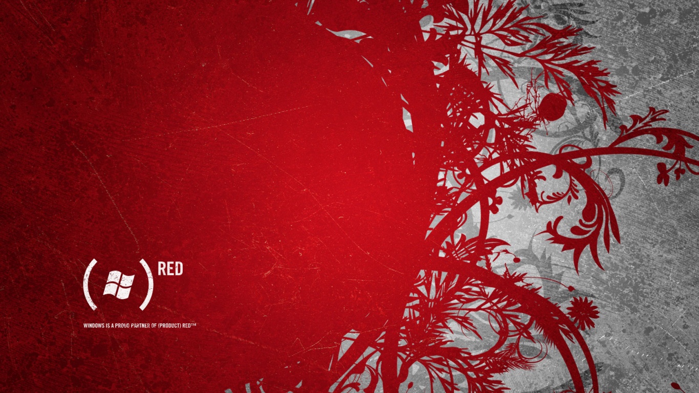 Dell Red Bloom Desktop Pc And Mac Wallpaper