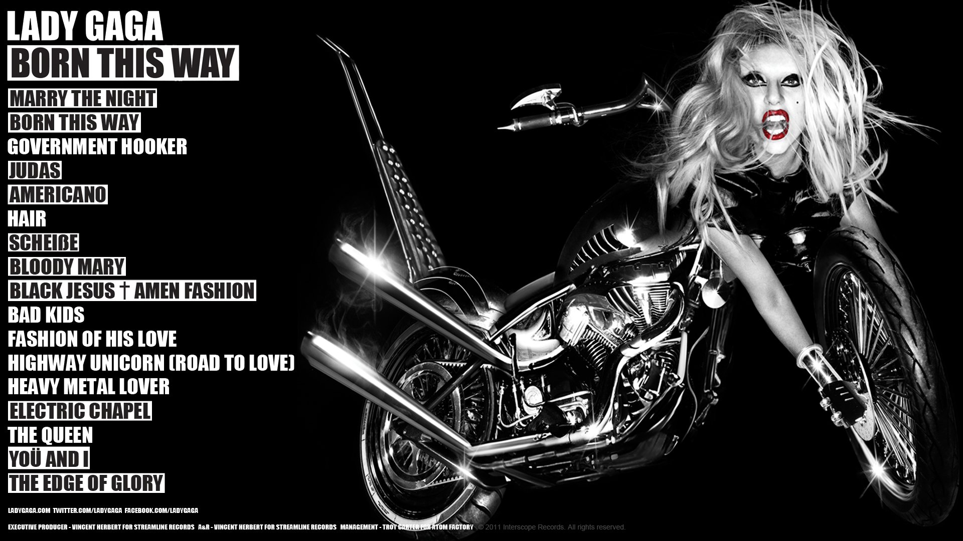 Lady Gaga Born This Way Cover wallpaper 223275